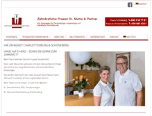 Tablet Screenshot of dr-muhle.com